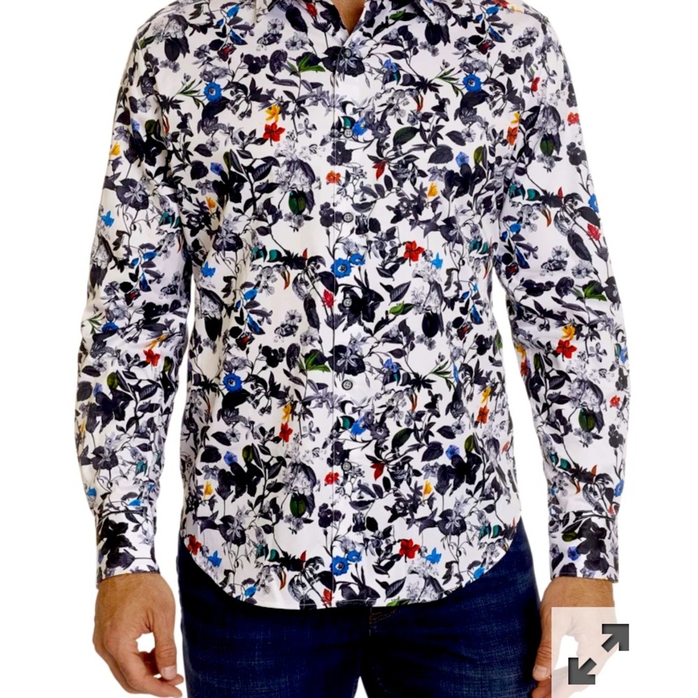 Robert Graham Marigold Sport Shirt Size 2XL